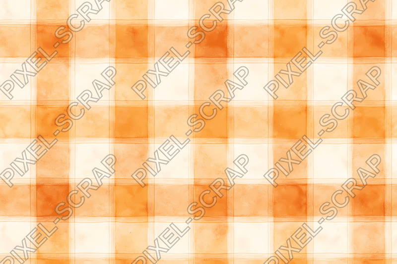Orange Gingham