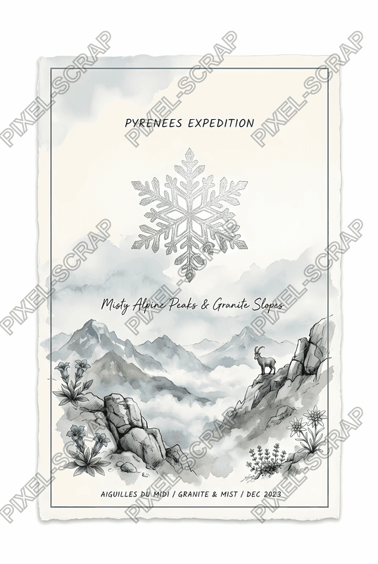 Snowflake Minimal Card
