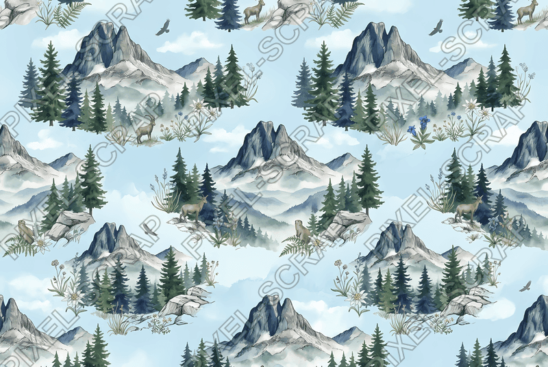 Ossau Silhouette Pattern