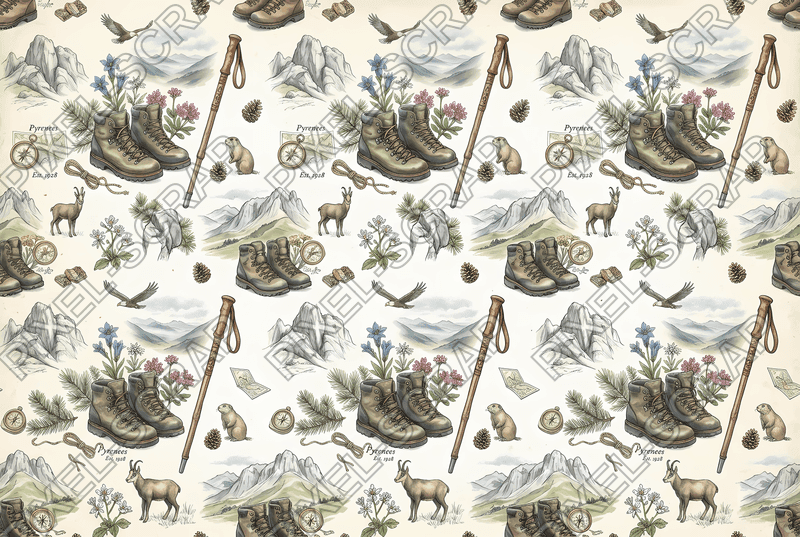 Hiking Gear Pattern