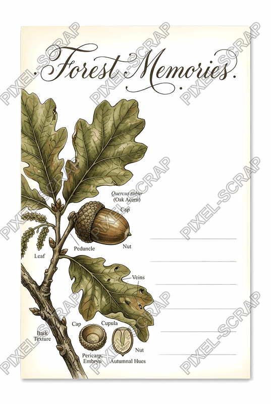 Acorn Diagram Card