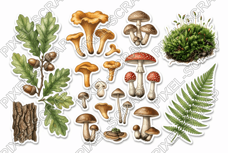 Mushrooms & Moss