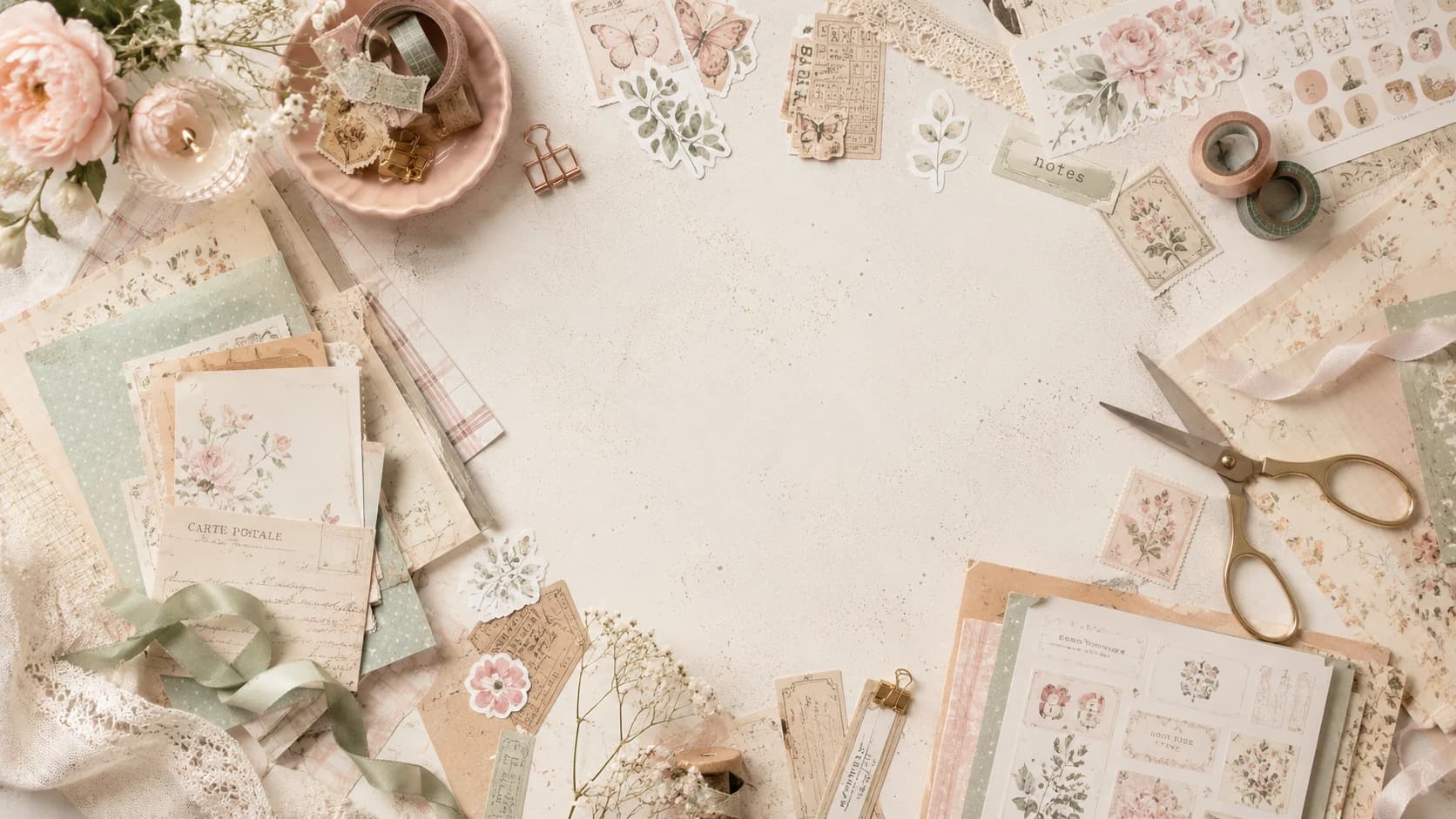 How to Start Digital Scrapbooking: A Beginner-Friendly Guide to Printable Kits, Junk Journals, and Beautiful Paper Layers