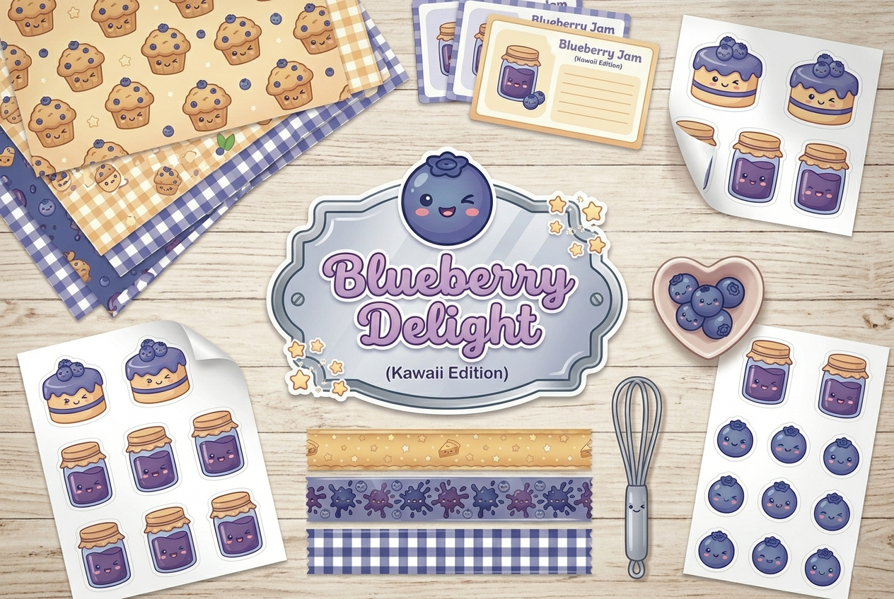 Blueberry Delight - Kawaii Mega Pack
