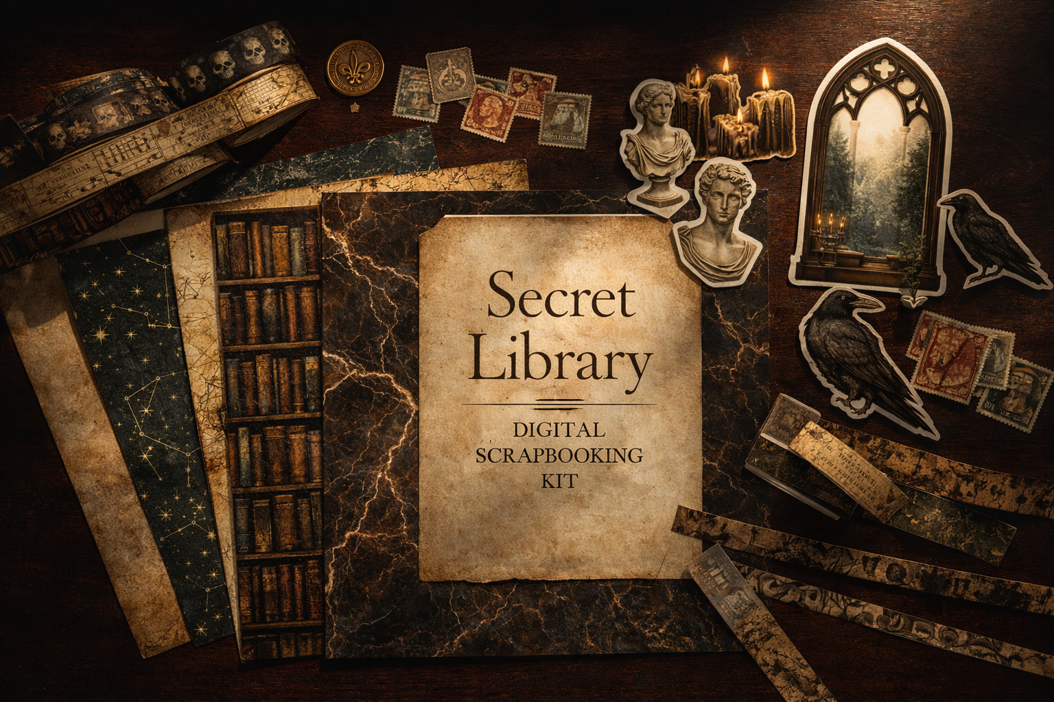 Secret Library - Dark Academia Mega Pack