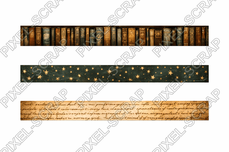 Book Spine Washi