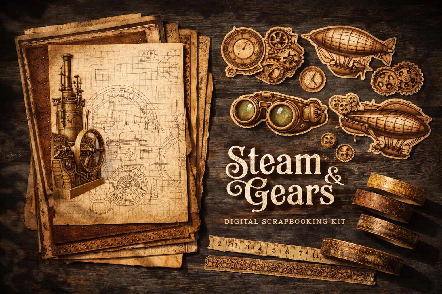 Steam & Gears - Industrial Mega Pack